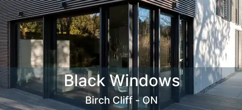 Black Windows Birch Cliff - ON