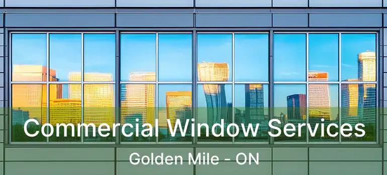 Commercial Window Services Golden Mile - ON