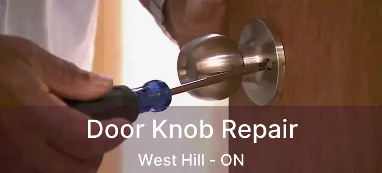 Door Knob Repair West Hill - ON
