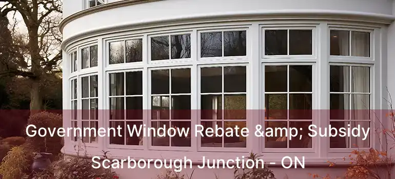 Government Window Rebate & Subsidy Scarborough Junction - ON
