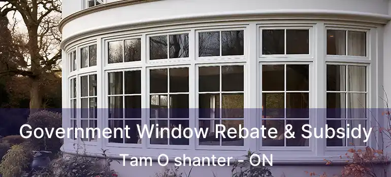  Government Window Rebate & Subsidy Tam O shanter - ON