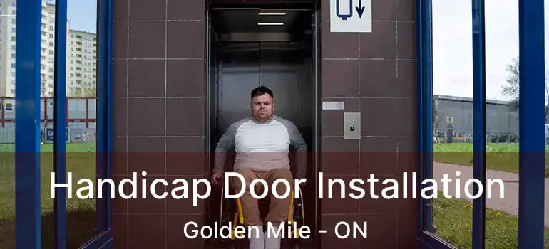 Handicap Door Installation Golden Mile - ON