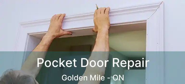 Pocket Door Repair Golden Mile - ON