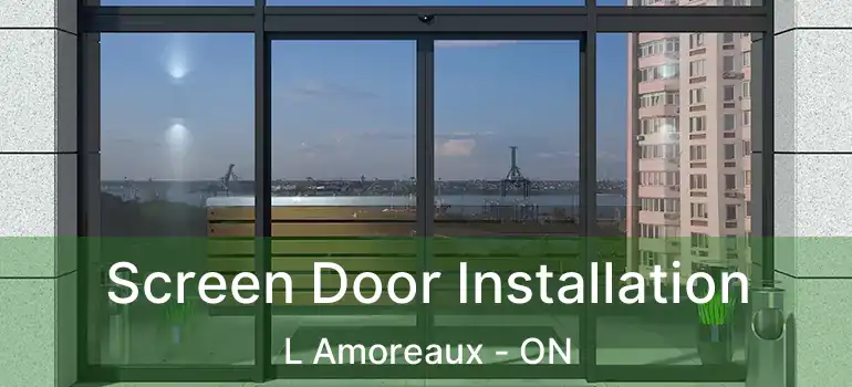 Screen Door Installation L Amoreaux - ON
