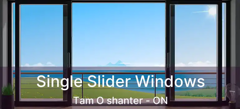 Single Slider Windows Tam O shanter - ON