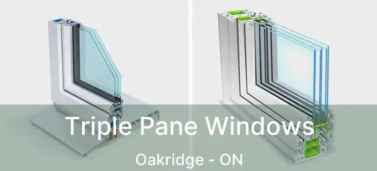 Triple Pane Windows Oakridge - ON