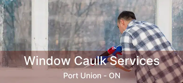 Window Caulk Services Port Union - ON